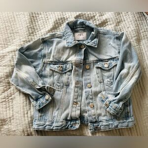 Zara Kids Denim Blue Jean Jacket
